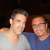 Michael O'Neill with guitar buddy Leonardo Amuedo at Rock in Rio 2013